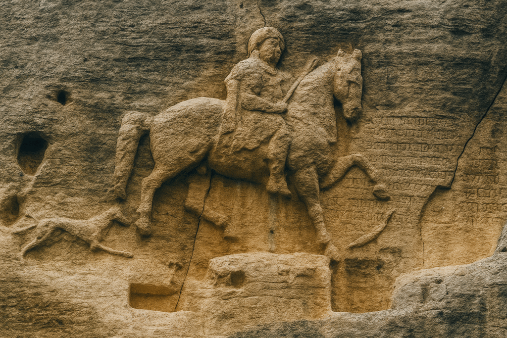 Мадарският конник е най-прекият пример. Релефът на скалата е толкова необичаен и толкова изпреварил времето си, че дори академичният свят допуска различни интерпретации. Има версия за победител-владетел, версия за ритуален символ, версия за духовно послание. Нито една не отменя другите. Това е онзи тип обект, който оставя въпросителни дори след като прочетеш всички табели.