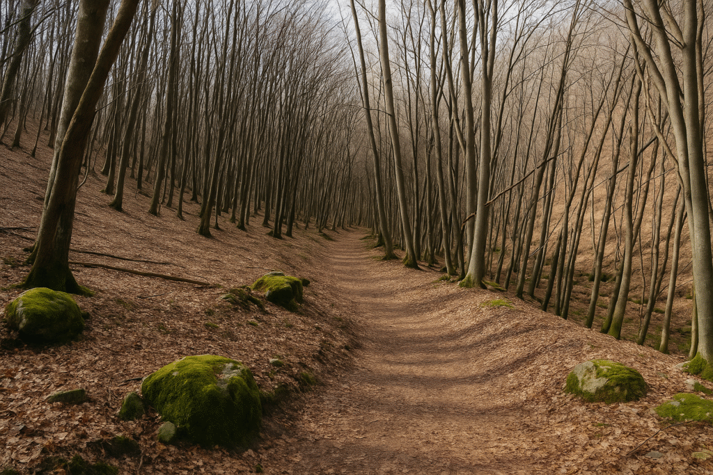 Когато кажат „карст“, повечето хора си представят пещери и дупки в земята. Но тук, около село Боснек, карстът е нещо повече – той е цяла сцена. Почвата звучи кухо на места, водата изчезва и се появява, скалите имат причудливи форми, а гората стои върху свят, който съществува паралелно, но рядко се показва. И точно това прави алеята на боснешкия карст толкова вълнуваща.